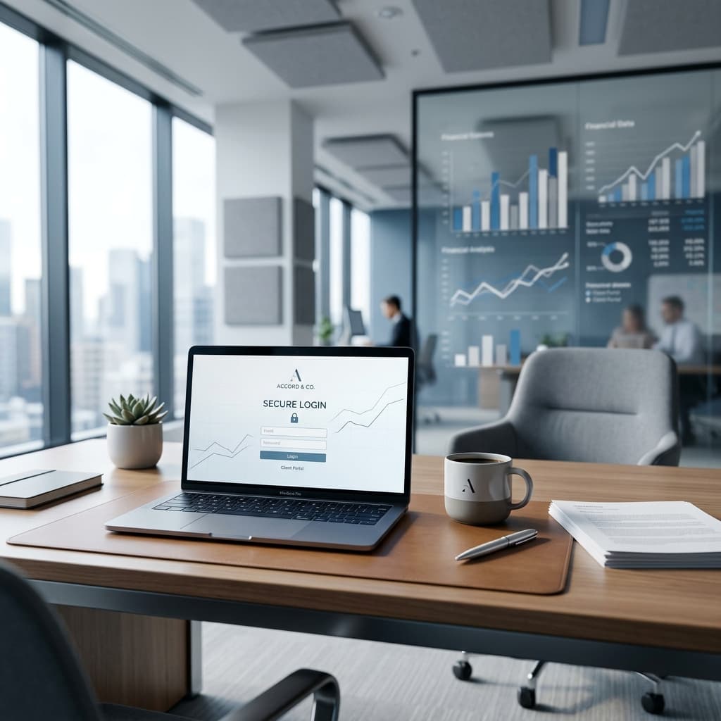 Modern Accountant Office